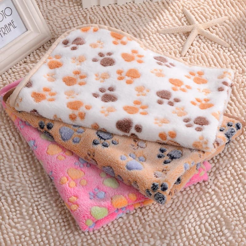 3 tamanhos bonito quente pet cama tapete capa toalha artesanal gato cão inverno velo cobertor macio para pequenos cães grandes filhote de cachorro suprimentos para animais de estimação