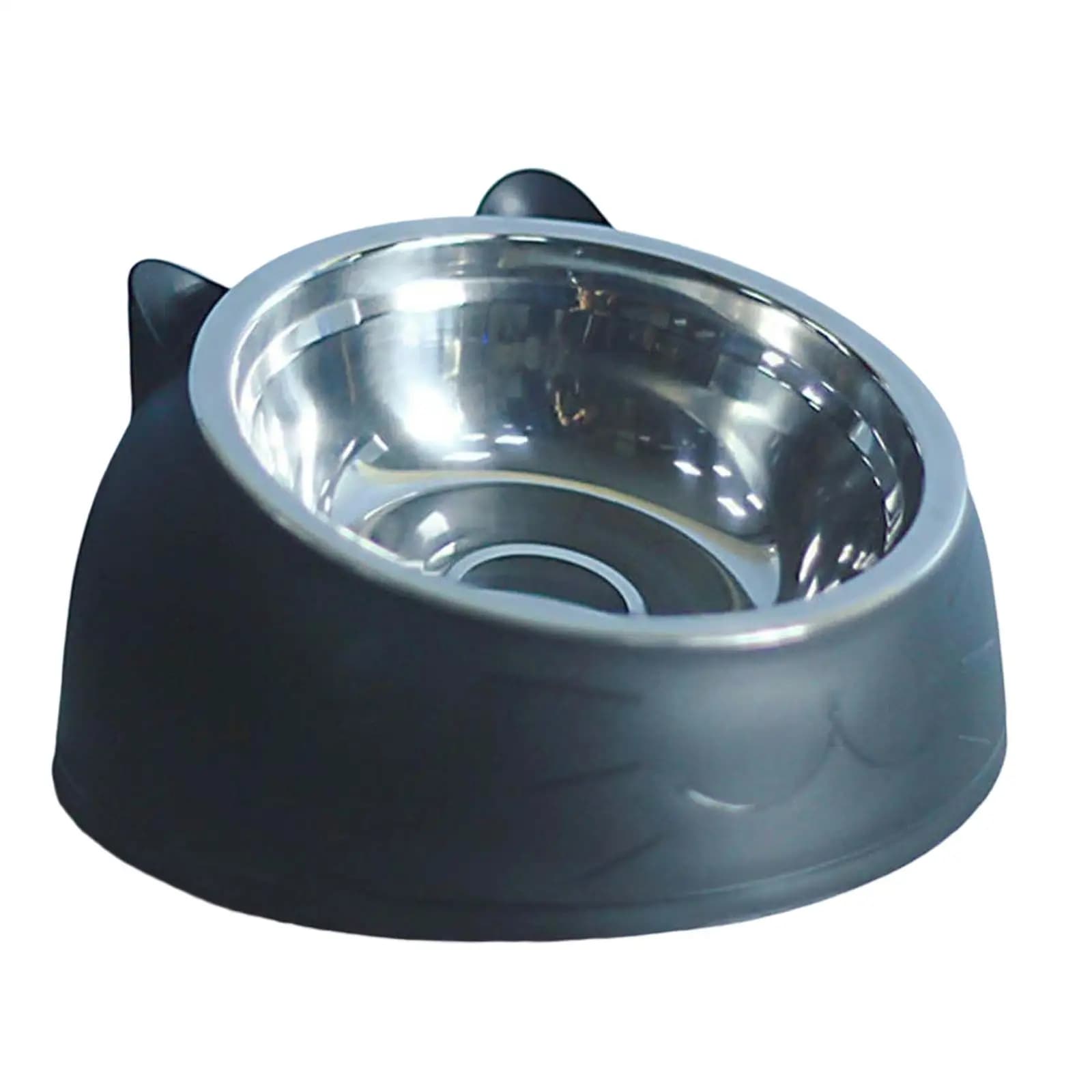 Tigela para Gato e Cachorro de 200ML, Elevada 15 Graus, Base Antiderrapante, Alimentador de Água e Ração para Filhotes, Tigela Inclinada para Animais de Estimação