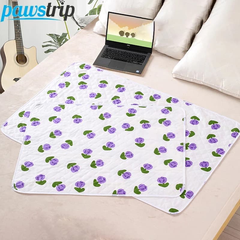 Colchão lavável para animais de estimação, tapete reutilizável para cuidados com cães, antiderrapante, absorvente, filhote de cachorro, gato, treinamento, fralda, terno para cama, assento de carro, so