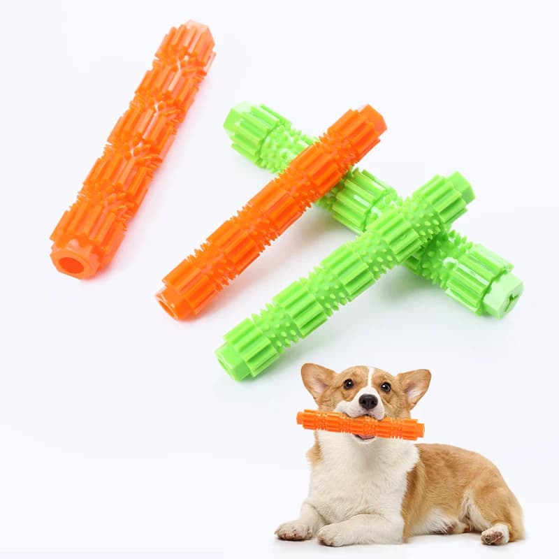 Brinquedo para cachorro, bastão de dentição resistente à mordida, jogo interativo para treinamento de cachorro de estimação, brinquedo de mastigar
