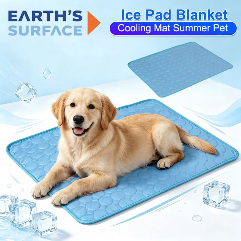 Tapete Refrescante para Cães, Cama Fria de Verão para Animais de Estimação, Extra Grande para Cães Grandes e Pequenos, Acessórios para Animais de Estimação, Manta Durável para Gatos, Sofá, Almofada de