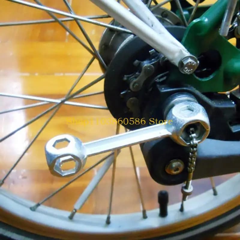 Chave portátil 242a 10 1 para bicicleta, ferramenta reparo bicicleta, forma osso cachorro, chave torque, furos