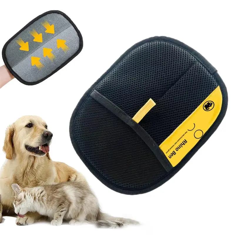 Luva de remoção de pelos de animais de estimação, escova de remoção de pelos de gatos, reutilizável, eletrostática, removedor de pelos de cachorro, para lençol, sofá, carpete, roupas