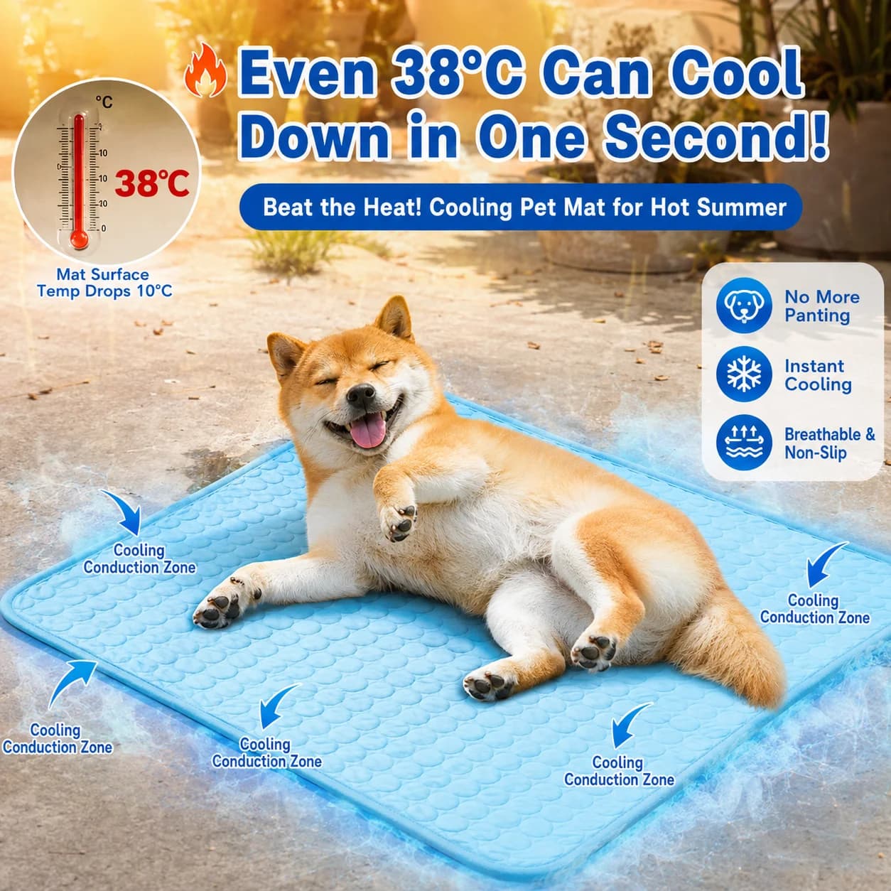 Dualpet cão gato verão almofada de resfriamento esteira lavável filhote de cachorro grande cão gelo gel cama colchão legal mascotas almofada cobertor