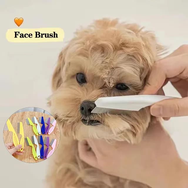 1/2 peças de pente para remoção de pelos de animais de estimação, pente antipulgas de aço inoxidável para gato, cachorro e outros animais de estimação, pente para cuidado e remoção de pelos, escova pa
