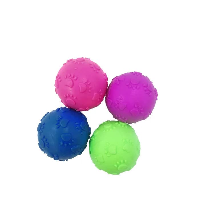 Produtos para Animais de Estimação por Atacado, Brinquedo Interativo para Cães com Impressão de Patas, Bola para Cães para Uso Externo