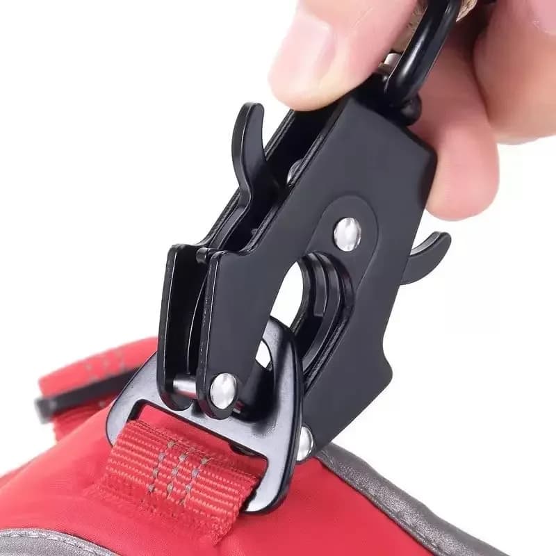 Clipes de Sapo para Coleira de Cachorro, 360  Conector Giratório Kong Frog para Cães Grandes - Gancho de Metal de Liberação Rápida, Substituição Segura para Fecho de Trela