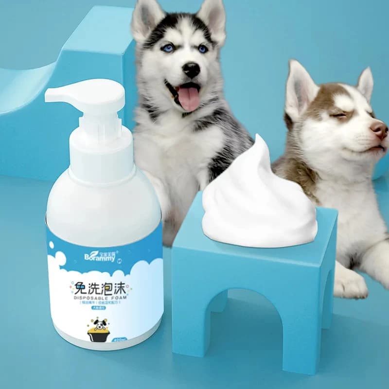 Pet Dry Cleaning Shampoo, Bactericida Desodorizante Body Wash, Anti Mite Cleaning, Gatinho e cachorro, Impermeável Dry Clean