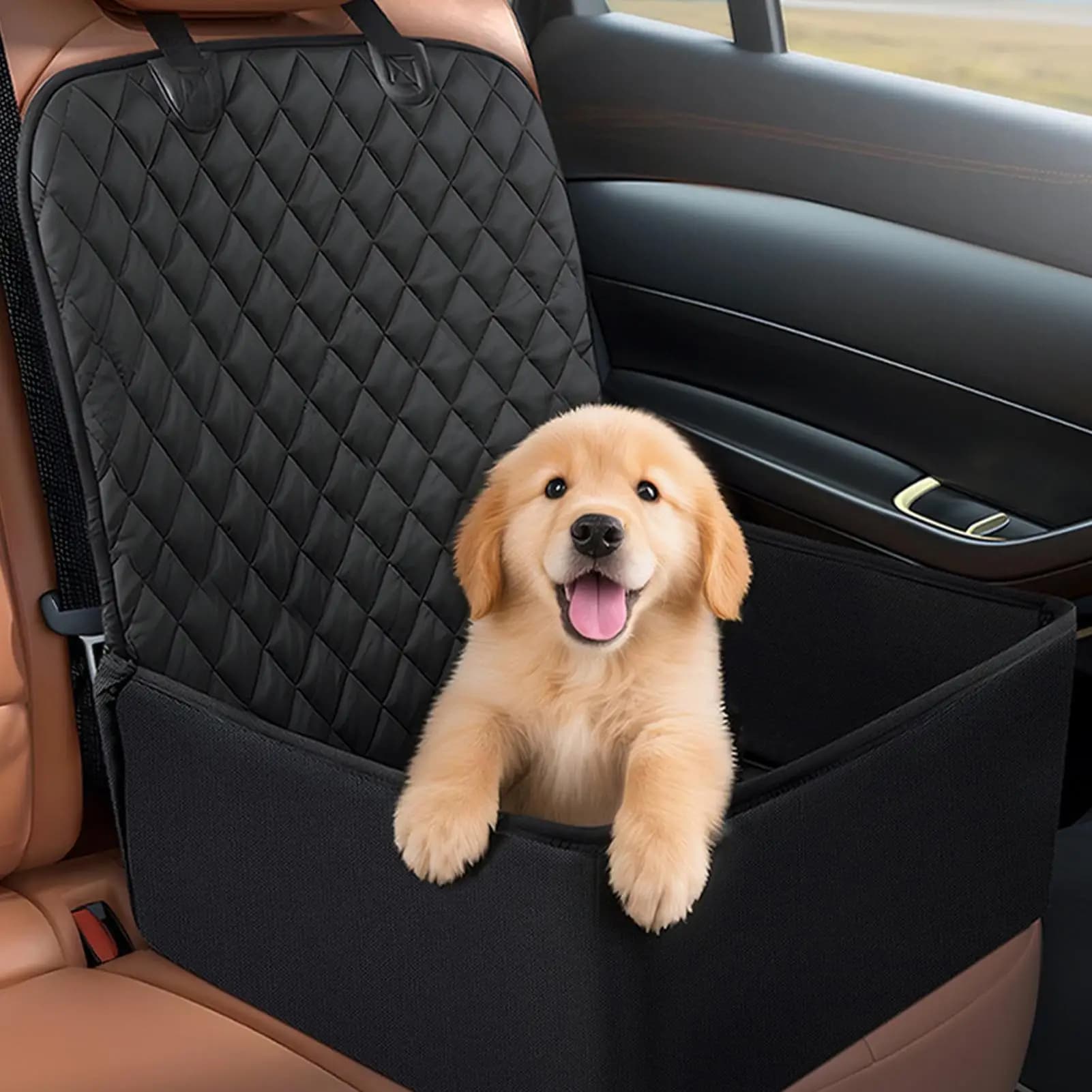 Assento de carro para cachorro grande, à prova dágua, protetor de banco traseiro, capa de almofada, transportador de viagem para animais de estimação, suv, caminhão, veículo, segurança, fácil limpeza