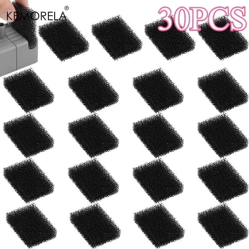 Filtro de Substituição para Fonte de Água para Animais de Estimação Kemorela 10/20/30pcs, Filtro de Espuma Compatível com Petkit Eversweet