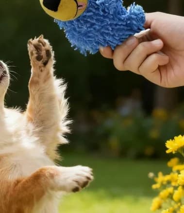 Brinquedos para cães estridentes, brinquedos fofos de pelúcia para cães, estimulação, enriquecimento, mastigadores de cachorros para alívio do tédio, recompensa de treinamento