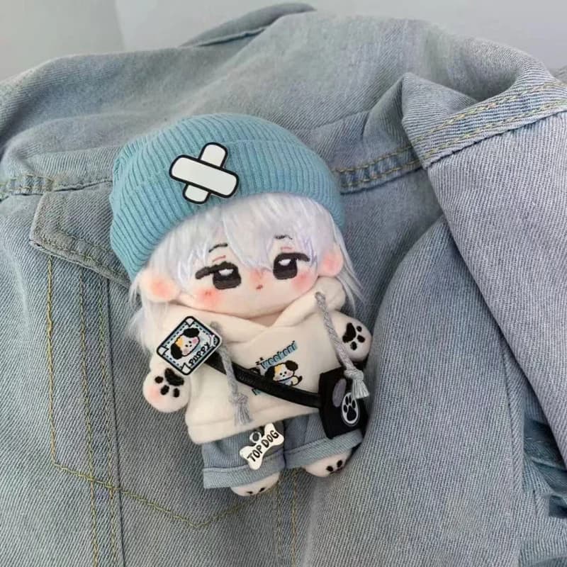 Backstreet filhote de cachorro série 10cm roupas de bebê coala pão torrado sem atributo boneca de algodão roupas mudadas para kawaii