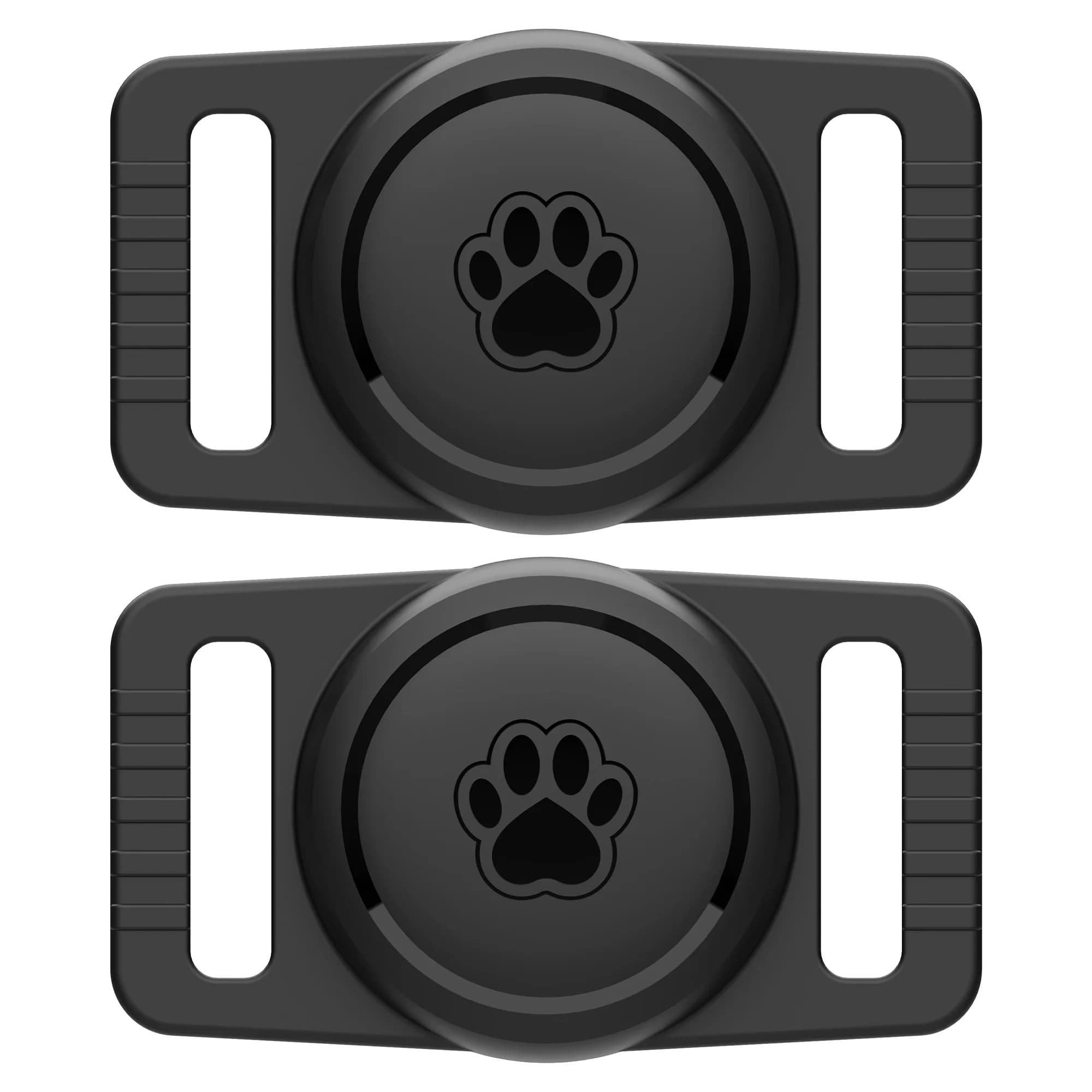Suporte de coleira de cachorro airtag de silicone para apple airtag caso à prova dwaterproof água coleira de gato titular rasgo-resista caso de etiqueta de ar gps rastreador capa