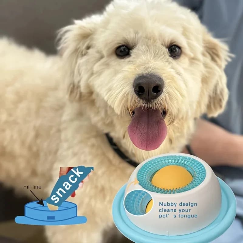 Brinquedos interativos para cães, alimentador lento, tapete para treinamento de cachorros, enriquecimento, alívio de ansiedade, dispensador de tratamento de longa duração