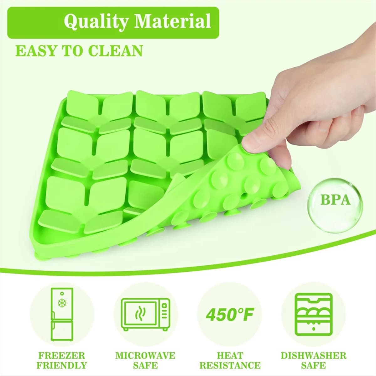 ABIY Snuffle Mat para cães, tapete interativo de silicone para proteger o nariz do cachorro para treinamento de cheiro e alimentação lenta (verde)