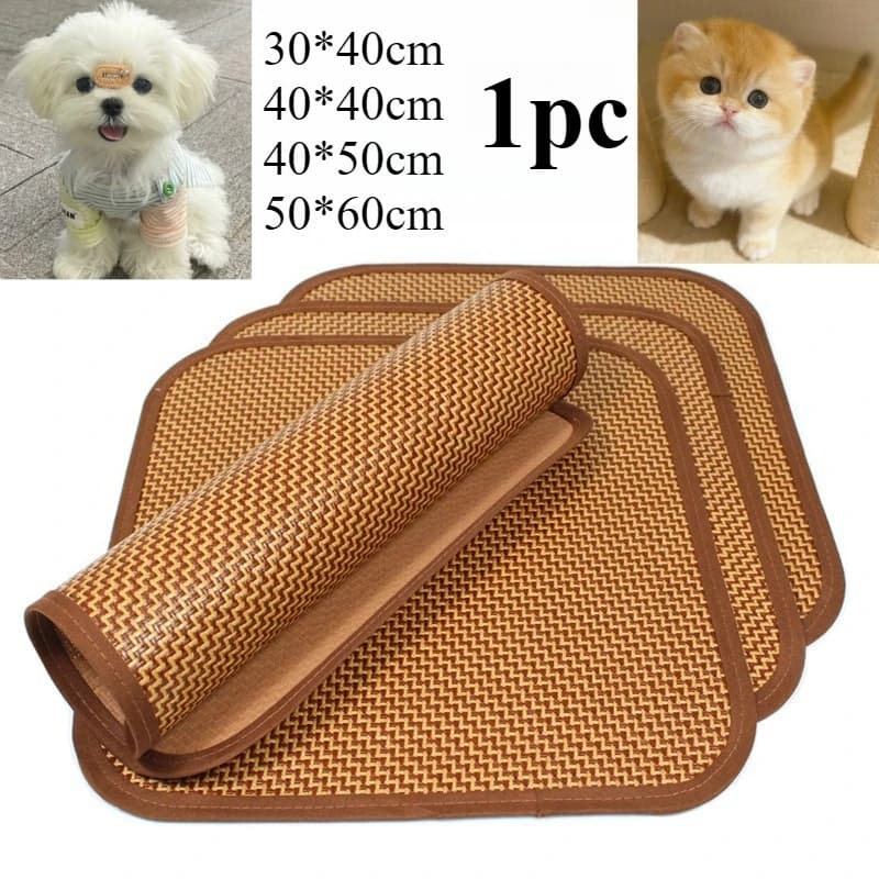 Tapete Refrescante Confortável para Pets de Verão - Cama para Cães e Gatos Extra Pequeno, Médio e Grande