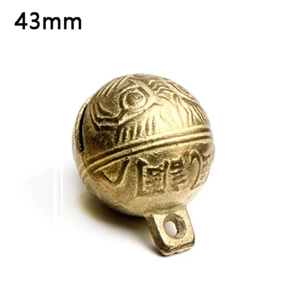 Adorável vintage coleira de cachorro sinos 11mm14mm18mm20mm53mm mini sinos artesanais sinos de cobre acessórios de joias