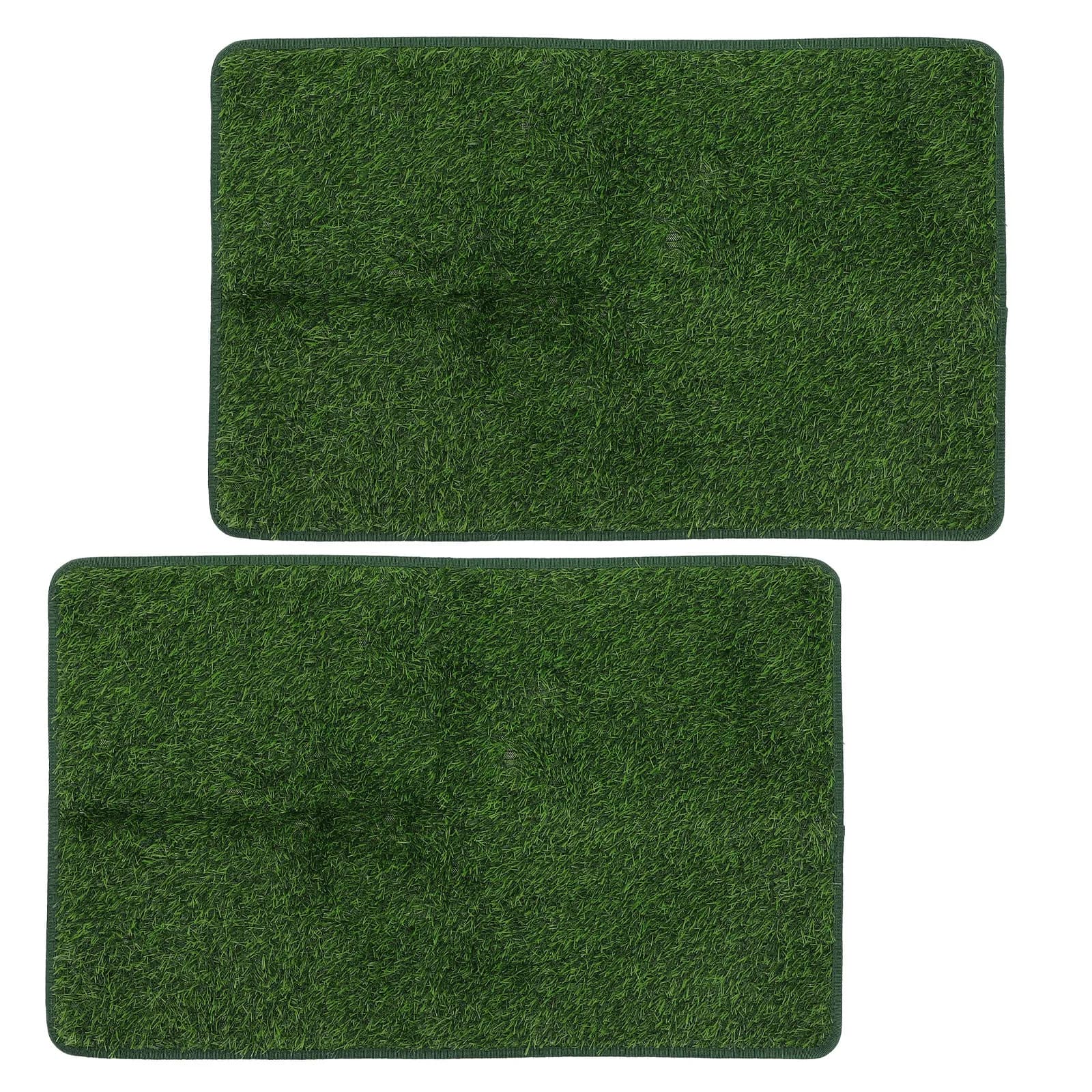 2 unidades de tapetes de relva artificial para cães, para uso interior e exterior, ideais para o treino de higiene, laváveis, reutilizáveis, tapetes de relva para cachorros, tapete protetor para o chã