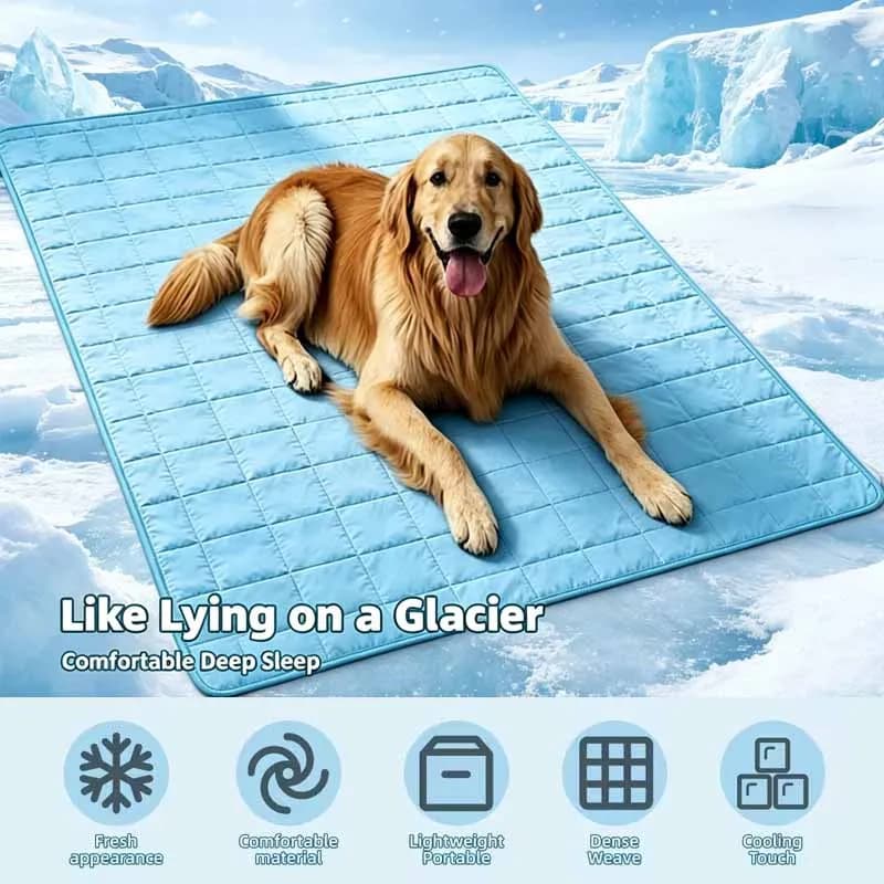 KEMORELA 2026 Tapete Refrescante para Cães, Cama Fria de Verão para Pets, Extra Grande para Cães Pequenos e Grandes, Almofada Respirável para Animais de Estimação