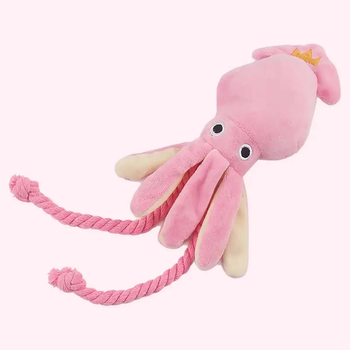 Supet Pet Octopus Plush Rope Toy é resistente à mordida, divertido e interativo, adequado para uso interno e externo