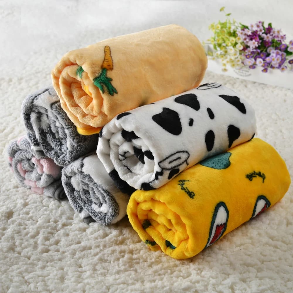 Inverno quente cobertor para animais de estimação fofo macio aconchegante tapete de cama para cães pequenos e médios gato bonito cenoura impressão filhote de cachorro sofá esteira yorkie suprimentos