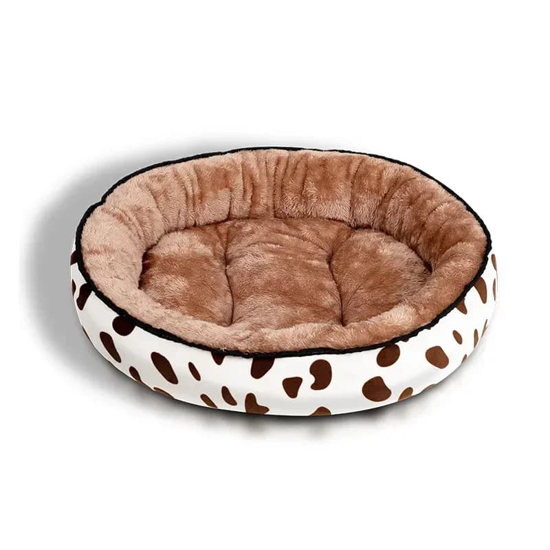 Cama Redonda para Cães, Tapete Macio e Quente para Casinha, Almofada para Cães Pequenos, Médios e Grandes, Acessórios para Animais de Estimação, Cama para Cachorro
