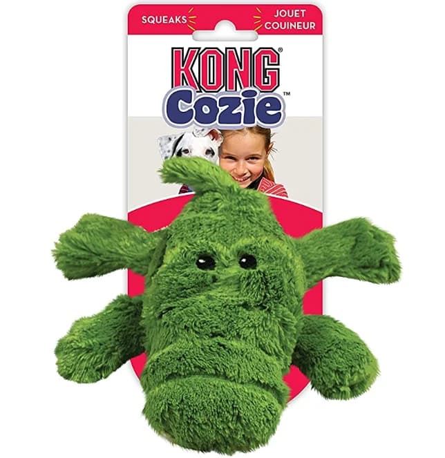 KONG Cozie Ali, o jacaré e brinquedo engraçado para cachorro macaco