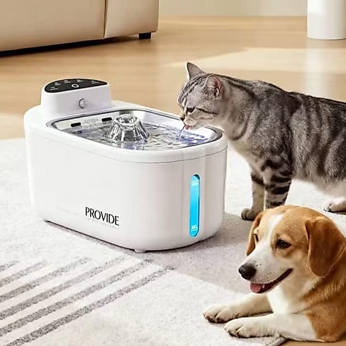 Bebedouro Inteligente 4L para Cachorro Gato Inox 304 Recarregável