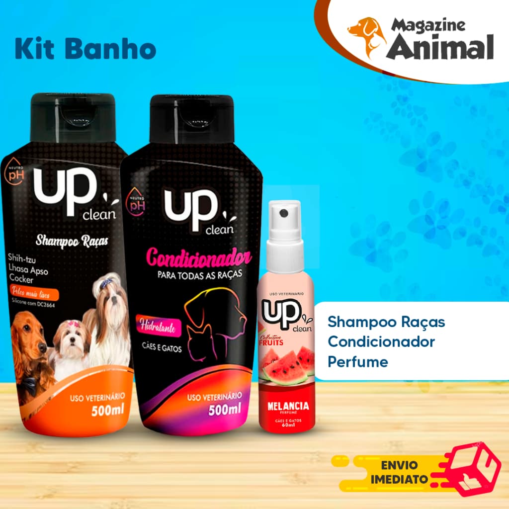 Kit banho Shampoo Para Cachorro pet Shampoo para cães Shih Tzu / Lhasa  Condicionador Raças 500ml