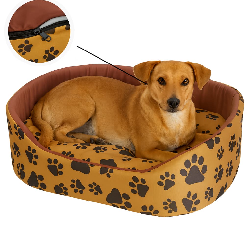 Caminha de Cachorro Pet Pequeno ou Grande Macia  Tamanhos P M G GG Lavável com Zíper