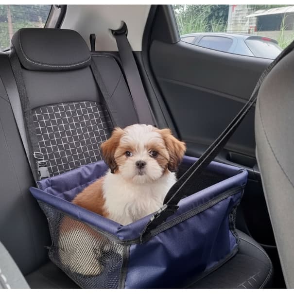 Cadeirinha Assento Carro Bolsa Sacola Transporte Basic ATÉ 10kg Cães Cachorro Gatos Segurança Viagem
