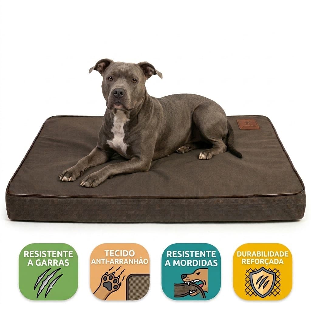 Cama Pet Impermeável Colchão Colchonete Cachorro Gato Ortopédico Resistente Lavável Confortável