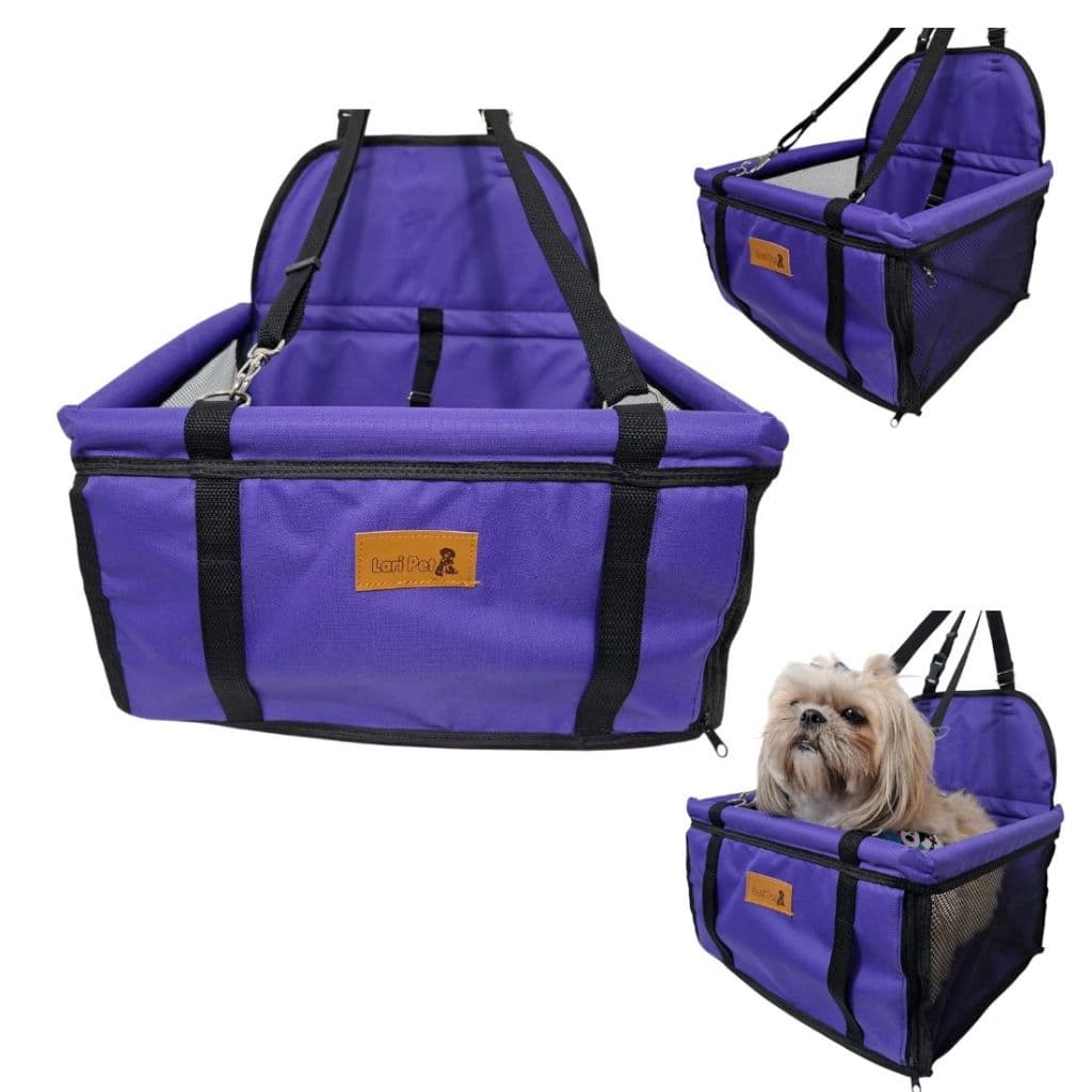Cadeirinha Cadeira Assento Transporte Pet de Carro para Cães Cachorro Gatos até 10kg