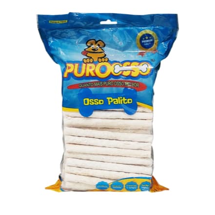 Petisco Ossinho Palito Osso Natural 1kg 8/5