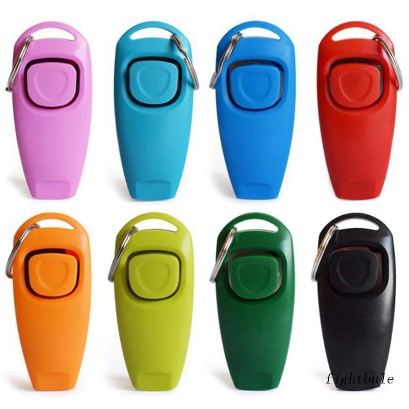 Apito Para Treinamento Animais Estimação Combo Chaveiro Clickers