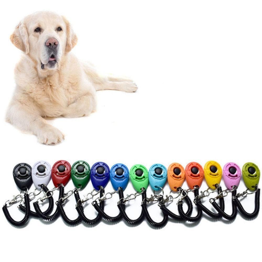 Dog Training Clicker Gatos Treinamento Comportamental Filhote De Cachorro Cavalos Pássaros Suprimentos Portáteis