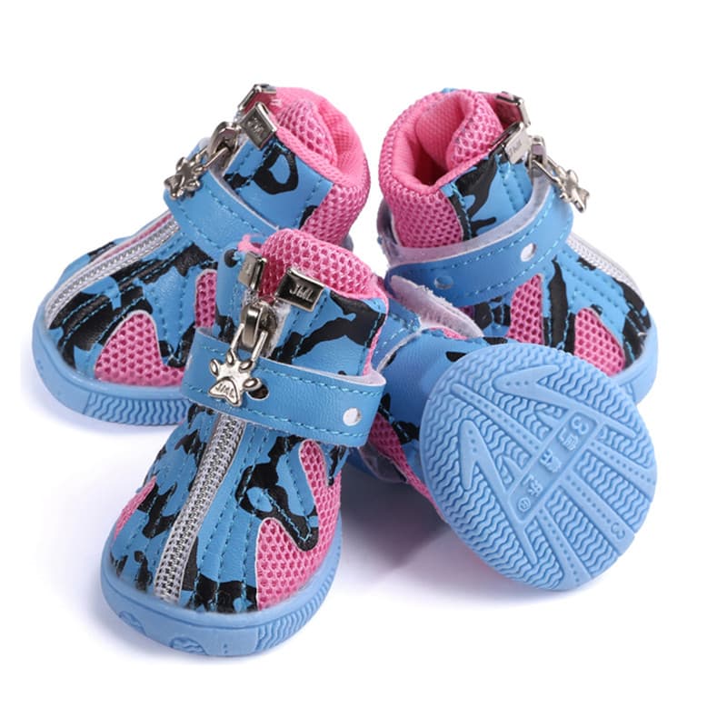 Sapatos de cachorro câmera cães pequenos não podem cair antiderrapante Bichon Pomeranian Teddy Yorkshire respirável sola