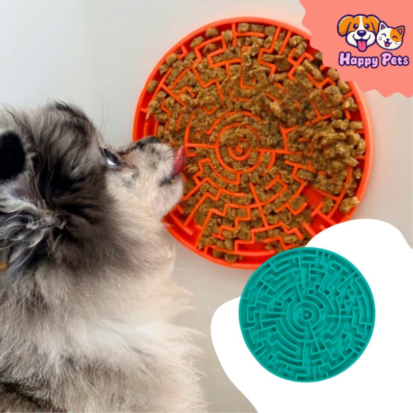 Comedouro Para Cão Labirinto Da Pet Games Brinquedo Tapete De Lamber Cachorro Saudável Divertido Intuitivo