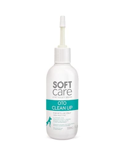 Soft Care Oto Clean Up Limpeza de Orelhas 100ml cães e gatos Pet Society