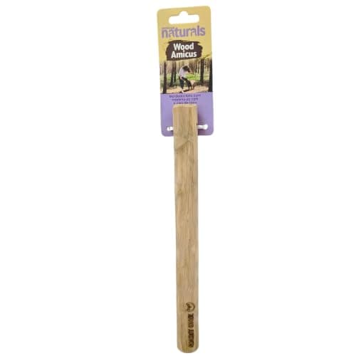 Amicus Mordedor Brinquedo Sustentável de Madeira do Café Wood Amicus para Cães, Grande 30cm