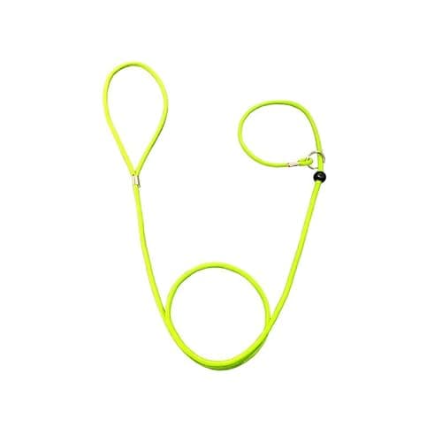 Coleira Guia Unificada Anti Puxao 1,2m Corda 6mm (Verde Neon,1,20m)