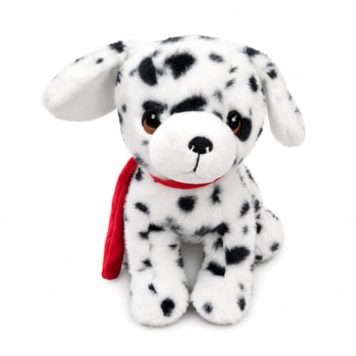 Cachorro De Pelúcia Filhote Puppy Pet 26cm (Dalmata Branco)