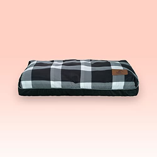 Almofada para Cachorro Mabuu Pet - Xadrez (Pequeno, Preto)