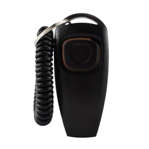 Clicker E Apito Pet Adestramento 2 Em 1 Treinamento Cachorro Com Pulseira Dog Clicker Adestramento Canino Com Apito Recompensa Barulho Cães Cachorro com Munhequeira Cordão