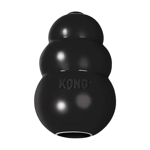 Brinquedo Mordedor com Dispenser Para Petisco Preto Kong Extreme Pequeno Kong para Cães