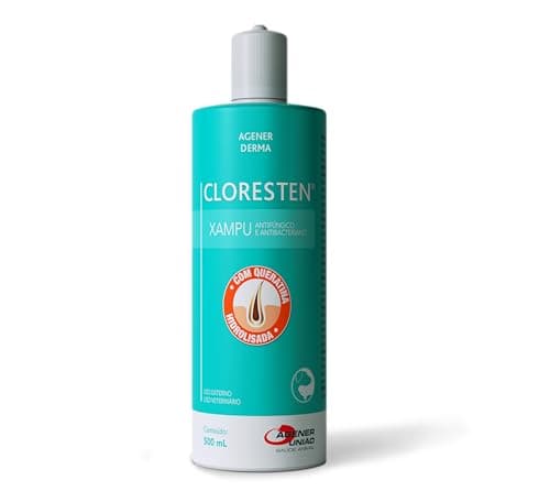 Shampoo Cloresten Antifúngico E Antibacteriano De 500ml