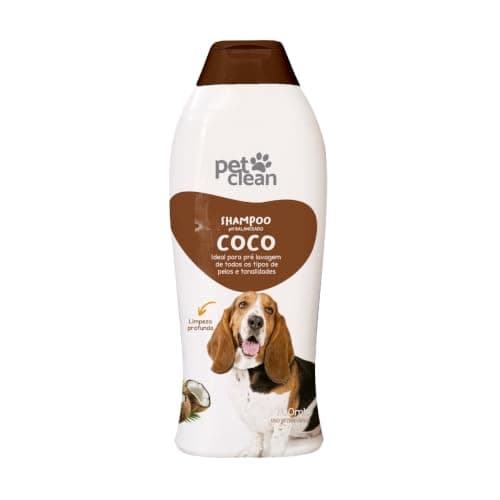 Pet Clean Shampoo e Condicionador 2 em 1 com Extrato de Coco para Cães e Gatos, 700 ml  Limpeza Profunda e Pelo Brilhante