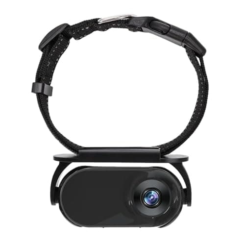 Câmera Para Pet Cartão 8GB 1080p Lente 120 22g Coleira Cachorro