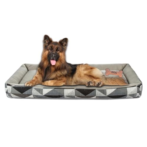 Cama Pet Confortável Xg Extra Grande 100 Algodão (Triângulo Cinza)