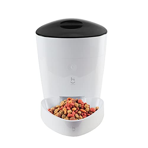 Hi by Geonav Alimentador Inteligente Wi-Fi, 4 Litros, para Pets, HIPETCOM, Compatível com Alexa, Branco